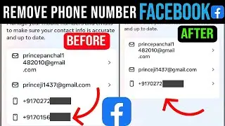 facebook number remove problem | you can't make this change at the moment 2024