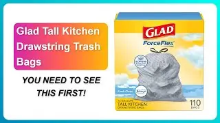 REVIEW (2026): Glad Tall Kitchen Drawstring Trash Bags | YOU NEED TO SEE THIS FIRST!