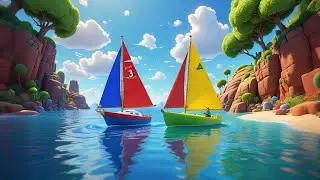 Seven Toy Boats Float to Sea + More Nursery Rhymes & Kids Songs