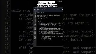 Stone Paper Scissors Game in Python 👨‍💻 