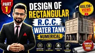 Design of RCC Water Tank (Part 1)
