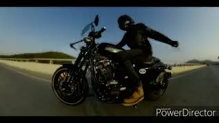 rylo360 + 셀카봉 / 할리데이비슨 로드스터 / harley davidson roadster / xl1200cx