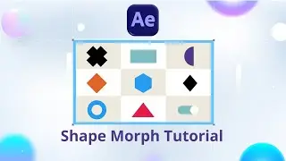 2D Explainer Motion Graphic Class 1 |Shape Morph Tutorial  | After Effects Bangla