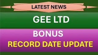 💥 GEE LTD share latest news 💥 BONUS share 💥 record date update 