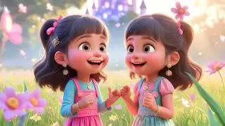 🧚&zwj;♀️🌈 Chunni & Munni in Fairyland 🎵 | Magical Fairy Song for Kids | Nursery Rhyme in English
