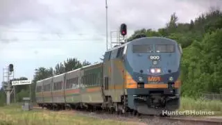 VIA Rail Action in Beautiful Glencoe [HD]