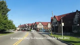Covington Hwy US 278 to Decatur Through Avondale Fri 29th 2022 #Decatur #avondale #travel #tourism