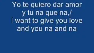 Na de Na- Angel y Khriz: English & Spanish lyrics