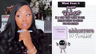 Vocabulary Builder || Abhor - What does it mean? || Diamond Education Hub