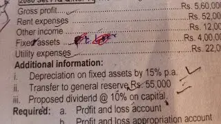 Class 12 Account ||  Propose dividend solve || Profile and loos/ profile and loss appropriation .