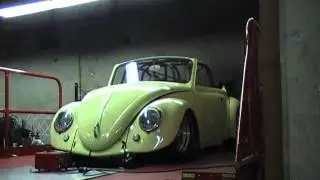 Beetle Cabrio Turbo on VW Paradise Chassis Dyno