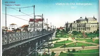 SP antiga Vídeo 12 - Viaduto do Chá - Anhangabaú - Laércio Dart 