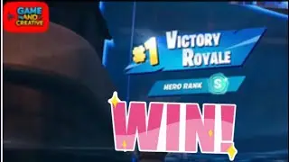Fortnite *AWESOME VICTORY ROYALE CROWN VICTORY HERO RANK S* All amazing WINS complete gameplay WIN