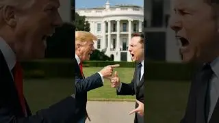 Trump vs Elon Musk | Hilarious AI Political Memes 2025 #forgemindai #trump2025