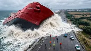 Incredible Ship Launches: Epic Fails and Waves Caught on Camera
