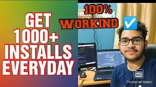 How to increase App Downloads Easily on Google Play Store 2021 Get More Android App Installs |  ASO