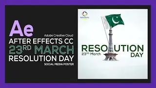 23rd March Social Media Poster Animation | After Effects CC Advanced Tutorial