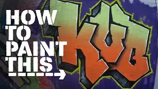 Graffiti Piece Breakdown - Kub Tribute