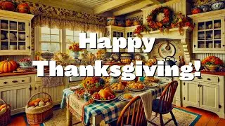 🦃 Happy Thanksgiving! 🍁 | 3Hrs of Beautiful Holiday Images with Gentle & Peaceful Music