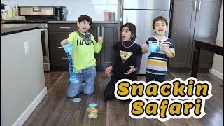 Snackin Safari Game    family and friends party challenge games   Toys Review