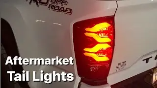 Установка новых светодиодных задних фонарей AlphaRex PRO-series на Toyota Tacoma 2016-2023 годов выпуска.