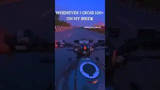 WHENEVER I CROSS 100+ ON MY BIKE🏍️☠️#shorts #shortvideo #short #subscribe #youtubeshorts #viral