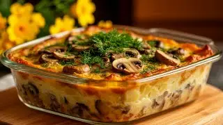 🤤Schnelles Abendessen in 10 Minuten! Das leckerste Rezept für Kartoffelauflauf von Oma!