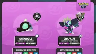 Pokemon go Shroodle evolution vid. 