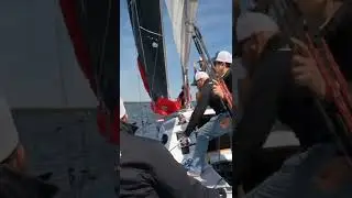 J105 Spinnaker Set & Gybe