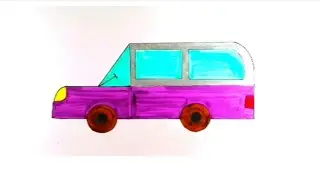 How to Draw a Car Step by Step | Easy Car Drawing for Kids & Beginners 🚗✏️