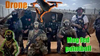Drone view Mag fed Paintball