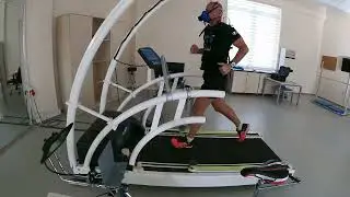 COSMED K5 at Turkish Olympic Preparation Center for master triathlete VO2max test.