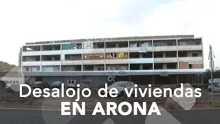 Casi 90 familias abandonarán este martes sus casas en Arona por orden judicial