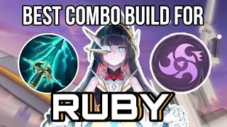 BEST DUO ITEM+EMBLEM FOR DAMAGE TYPE RUBY | RUBY GAMEPLAY | NEW BEST BUILD FOR RUBY | ikanji | MLBB