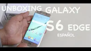 Unboxing galaxy s6 edge oro(gold) en español