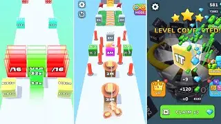 Jelly Run 2048 SHOWDOWN | 3 Shape Race Challenge | 64M vs 128K vs 32B vs 8T Epic Battle || Part 5