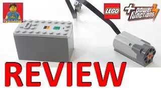 LEGO Power Functions - M Motor 8883 and AAA Battery Box 88000 Review ( PF )