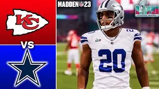 Симулятор Суперкубка Chiefs vs. Cowboys LVII | Геймплей Madden 23 PS5