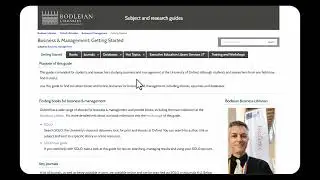 Researching information on AI in Management   Sainsbury Library