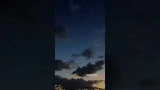 After Sunset₊˚ ☁️&sdot;♡🌑༘#MoonAndStars #NightSky #SunsetToNight #pinterest #viralshort #shorts #trending