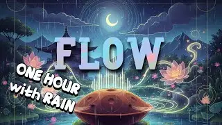 FLOW (One Hour Version with Rain Sounds) | Relaxing Meditation Music | For Stress Relief and Anxiety