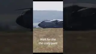 A400M Tactical Landing & Reverse Turn | #tdbw23