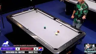 UNSCHED ELO 187 Gabe Smith vs 14 Frank Gaetani race to 9