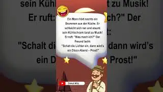 K&uuml;hlschrank Party 🎉🍺 #DeutscherHumor #KurzeWitze #AlltagsLachen