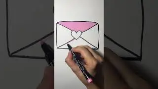 Relaxing Envelope Coloring | SatisfyingMagicColours |  #coloringmagic #relaxing #drawing
