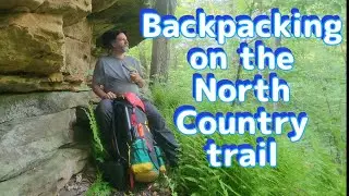 Solo Backpacking on the North Country Trail. Trail Maintenance for the Allegheny 100 : [trail vlog]