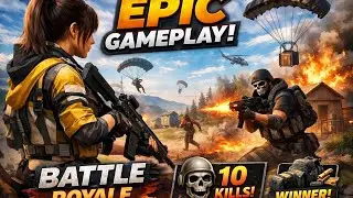 Non-Stop Action! 🎯 Intense Battle Royale Gameplay