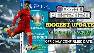 PES 2020 MOBILE BIGGEST UPDATE COMING||V 4.5.0 DATA PACK 7.0 CONFIRMED UPDATE||