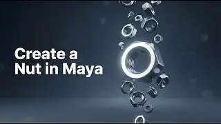The Pro Choice: How to Model a Nut in Maya | Fast Hard Surface Tutorial