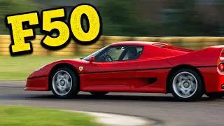 Ferrari F50 | 15 Minutes Raw V12 Engine Sound Track & Road with Jean Alesi and Gerhard Berger
